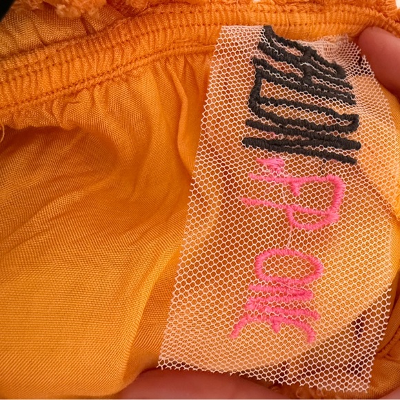 Elegant Orange Lace Maxi Dress - Picture 8 of 11